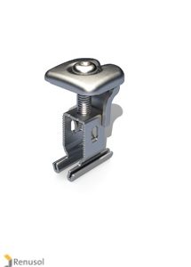 REN-420080: Renusol RS1 Universal End and Mid Clamp 30 - 50mm Silver ONE FOR ALL