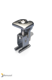 REN-420080: Renusol RS1 Universal End and Mid Clamp 30 - 50mm Silver ONE FOR ALL