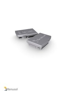 REN-920044 : Renusol VarioSole + End Cap 50X37 rail - RIGHT/LEFT Grey (1 pair)