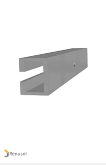 REN-400532 :VarioSole+ Rail connector for rail 50 x 37 mm