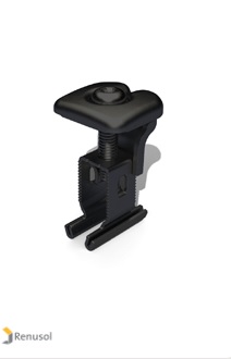 REN-420080B : RS1 Universal End and Mid Clamp 30 - 50mm Black ONE FOR ALL