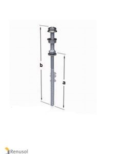 REN-900181: Solar Fastener for steel substructure 80mm/50mm