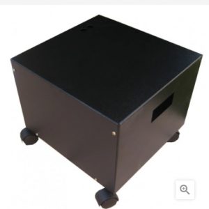 12V Steel Battery Cabinet with wheels - for 2 x 100AH Deep cycle AGM  Batteries