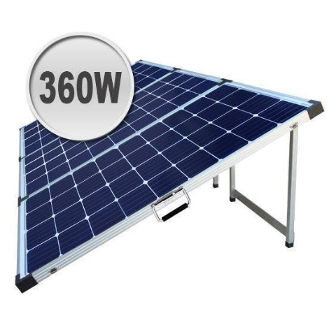 Portable 360W Solar Panel for camping with solar charge controller