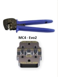 MC4 EVO2 Crimp tool for 2.5mm/4mm and 6mm EVO MC4 solar connectors