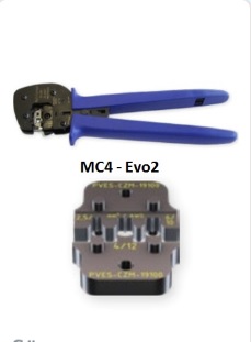 MC4 industrial Crimp tool for 2.5mm/4mm and 6mm MC4 solar connectors