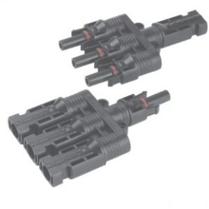 MC4 3 into 1 T Branch Connector pair