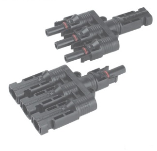 MC4 3 into 1 T Branch Connector pair