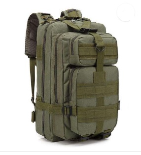 Tactical rugged backpack : Khaki Green . FREE DELIVERY .