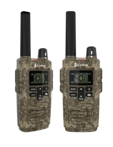 TWIN pack : Cobra RX380 TTC Handheld Two-Way UHF  Walkie Talkies . FREE DELIVERY .