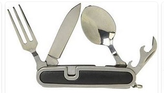Camping eating knife set .