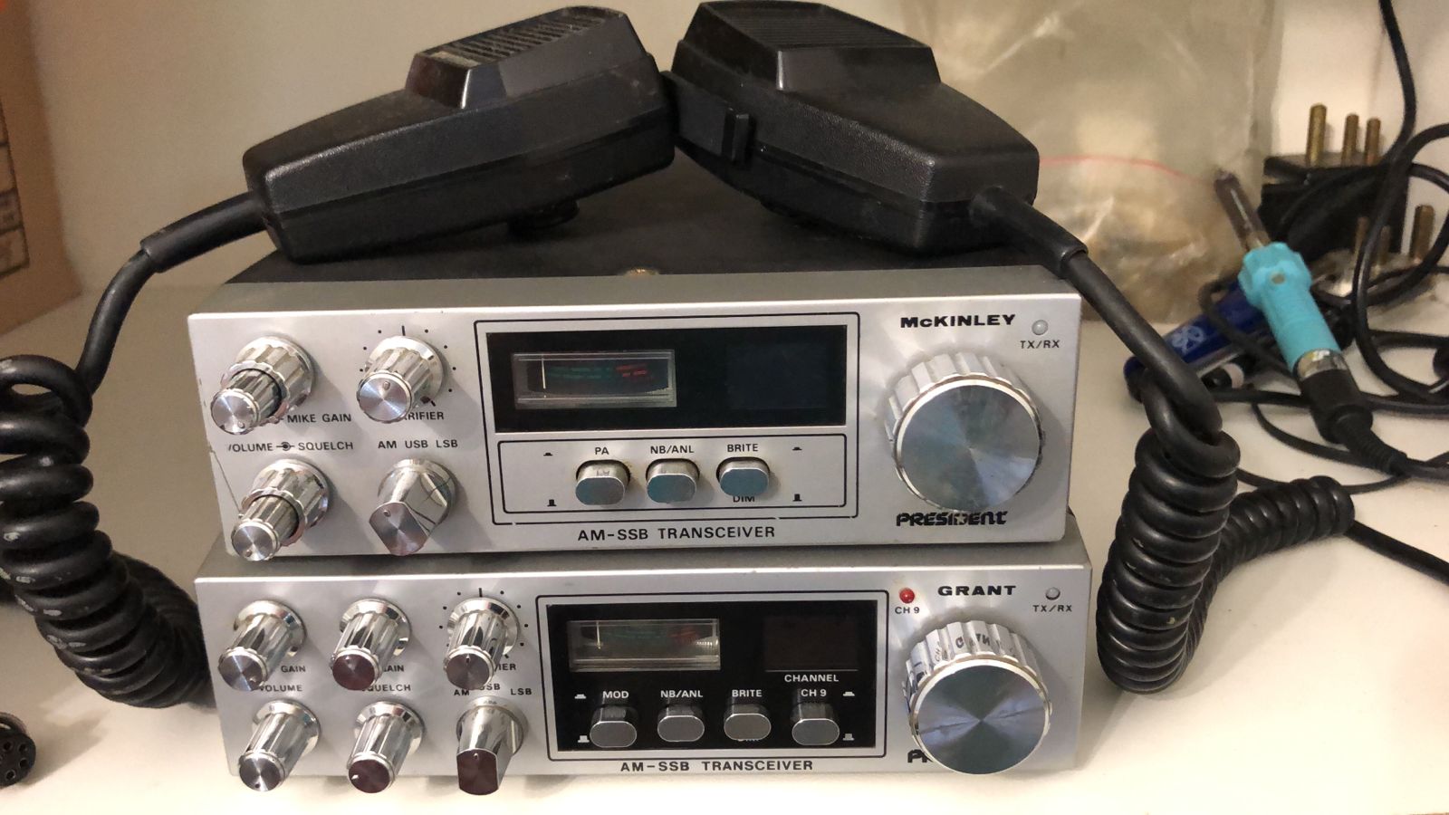 Used : President Grant long distance mobile SSB CB Radio .