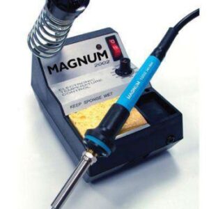 Magnum 50w soldering iron , soldering station and aluminium desoldering pump. Solder included .