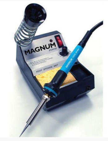Magnum 50w soldering iron , soldering station and aluminium desoldering pump. Solder included .