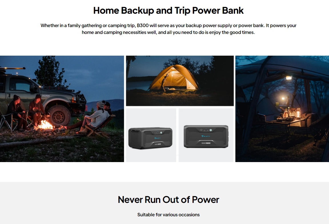 Bluetti B300 3.072kWh expansion battery for AC200 and AC300 Bluetti inverters - Image 8