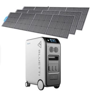 BLUETTI EP500Pro   3000W 5,1kWh Power Station with 3 x PV 200W solar panels .