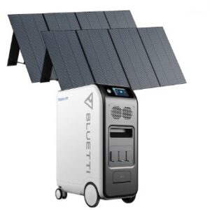 BLUETTI EP500Pro   3000W 5,1kWh Power Station with 2 x PV 350W solar panels.
