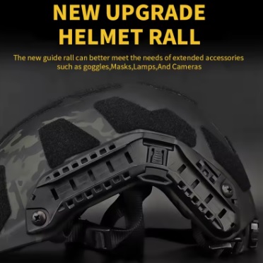 TACTICAL HELMET / ALSO COMPATIBLE WITH OUR DUAL THERMO/NIGHT VISION UNIT.FREE DELIVERY . - Image 3