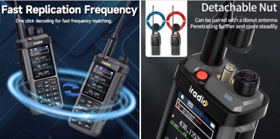 IRADIO UV598HF PLUS  10W MULTI BAND Walkie Talkie RADIO with 27MHZ CB SSB. FREE DELIVERY . - Image 9