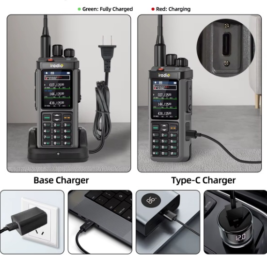 IRADIO UV598HF PLUS  10W MULTI BAND Walkie Talkie RADIO with 27MHZ CB SSB. FREE DELIVERY . - Image 11